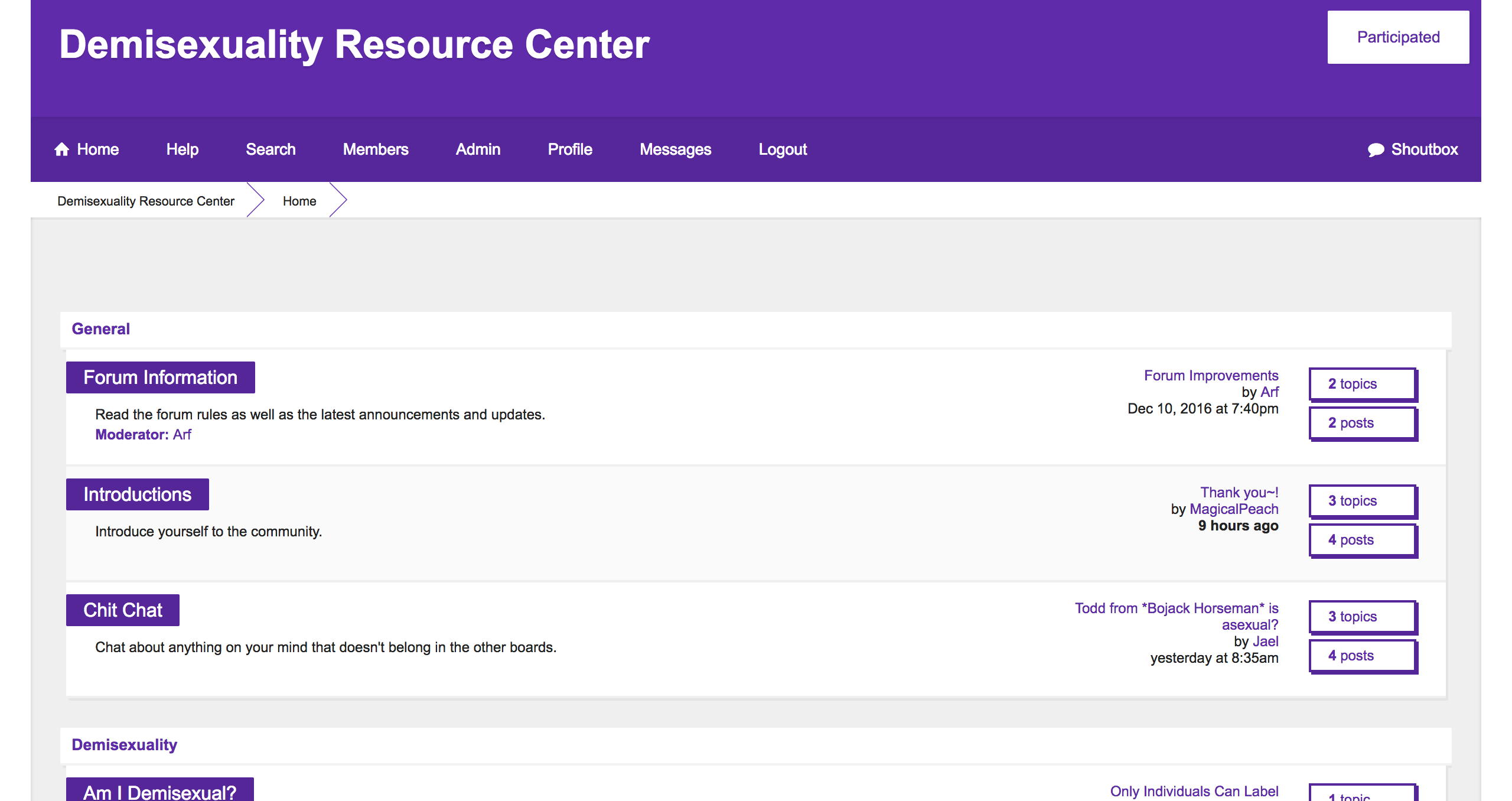 Forum Screenshot